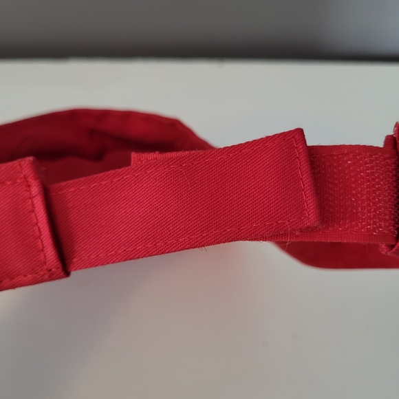 Vintage Six Flags Red and Yellow Embroidered Visor Adjustable - Picture 3 of 5